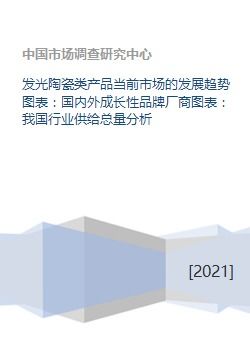 发光陶瓷市场发展趋势与供给分析